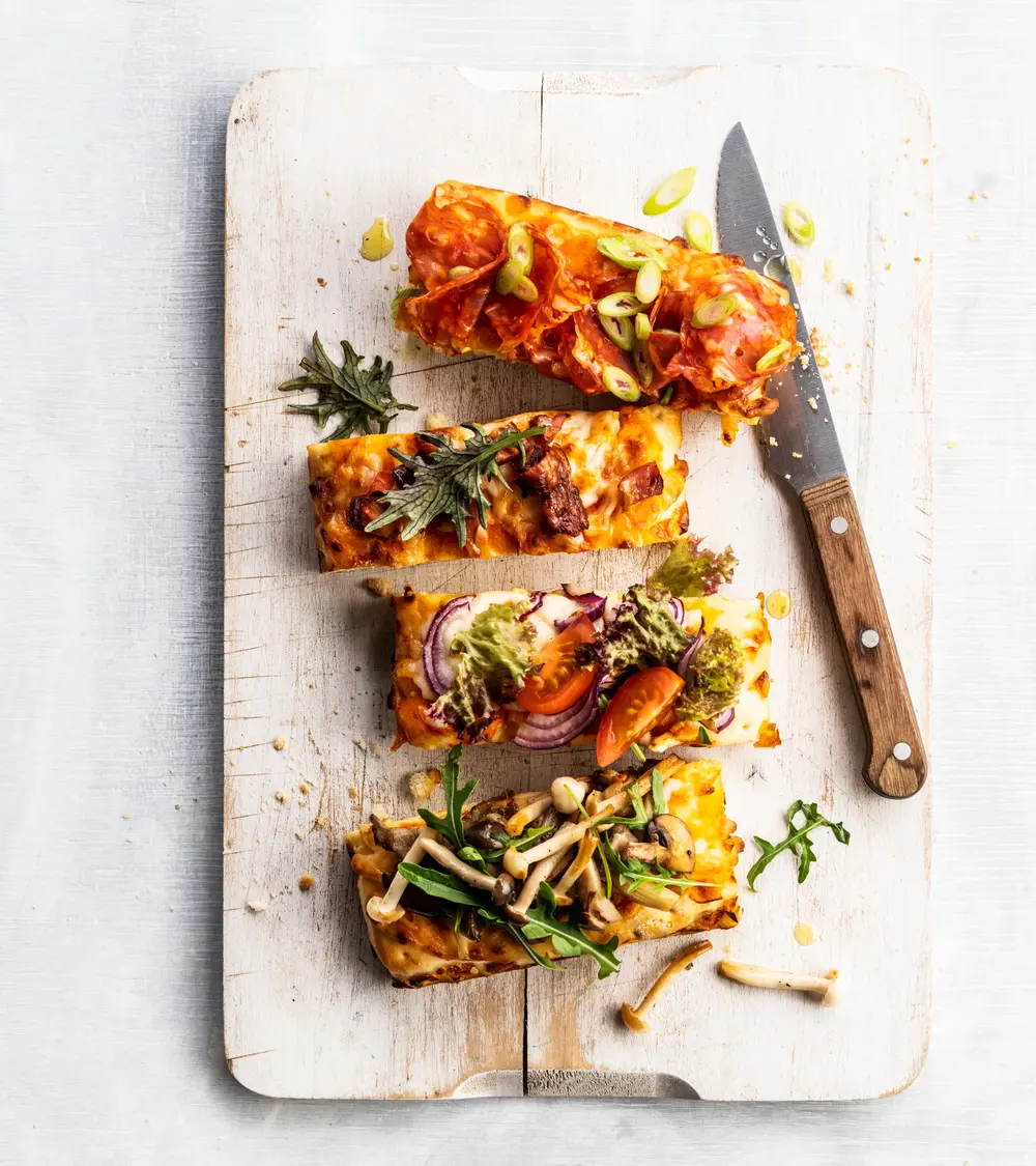 assortiment mini-pizza\'s Vandemoortele