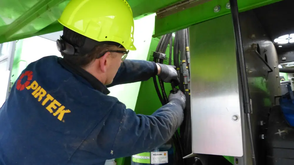 Hydraulisch onderhoud slangen