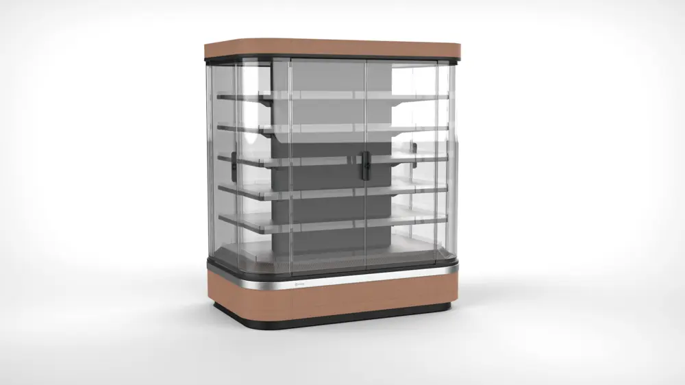 Arrondi vrijstaand koelmeubel Smeva