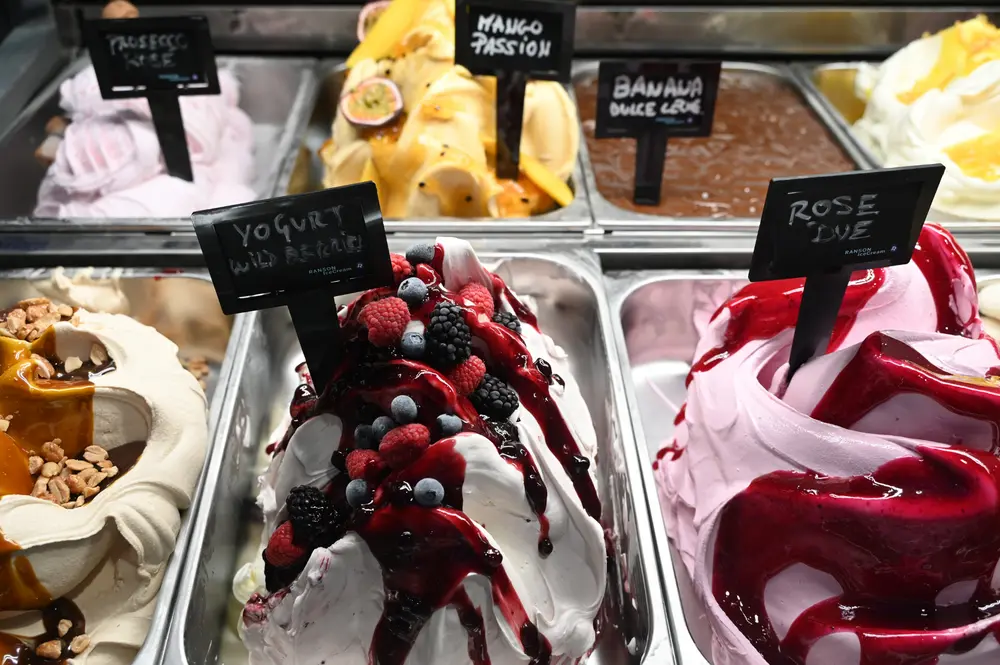 ijsvitrine nieuwe smaken ranson