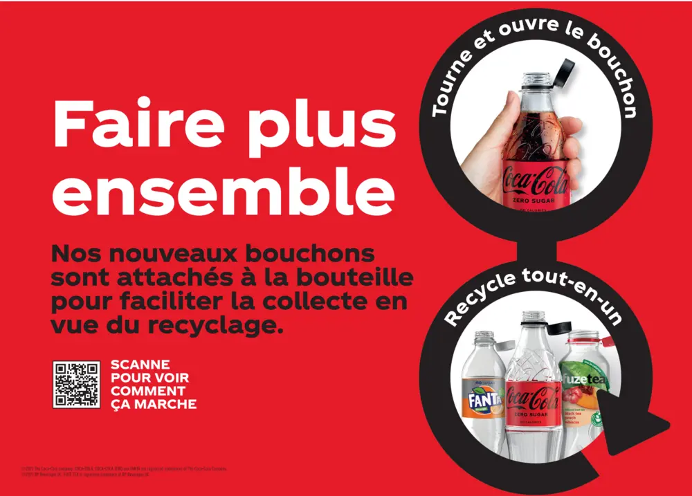 coca cola duurzame doppen en verpakkingen