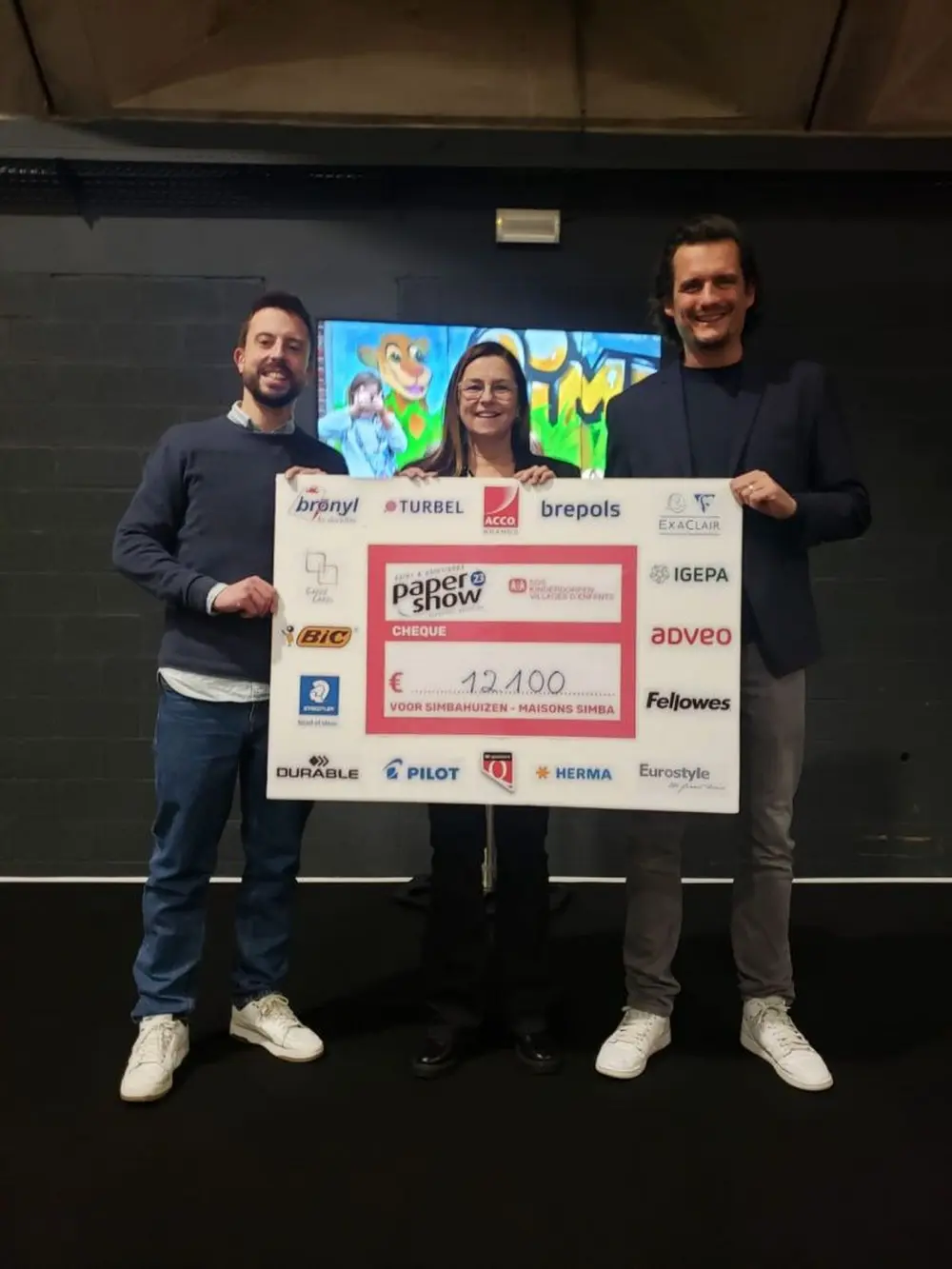 overhandiging cheque