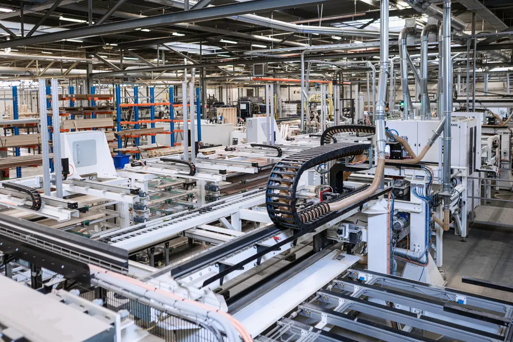 productielijn van vuuren