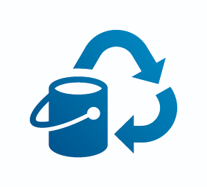 Recycle logo voor verfpotten