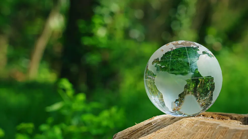 caleffi stockfoto wereldbol groen