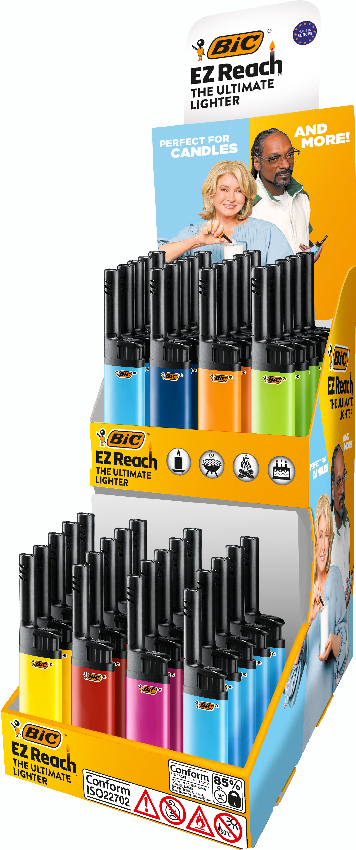 Display EZ Reach™, l'ultime briquet de Bic