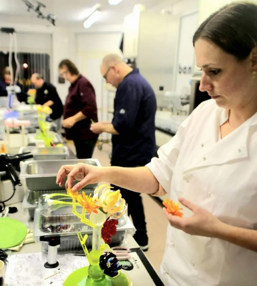 suikerkunst workshop voor vakmensen