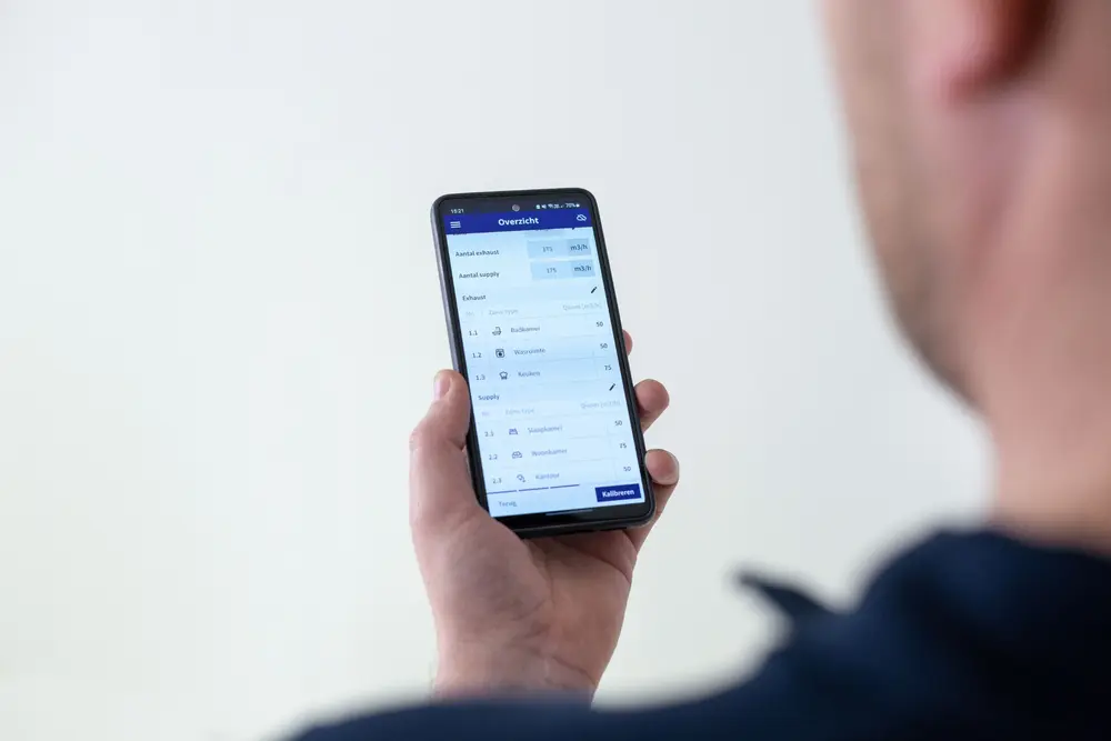 app renson ventilatie