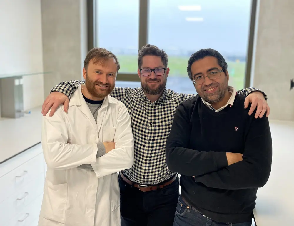 Steffen Georg, Bjoern Pietruschka en Ahmed Ismail (Aquature)