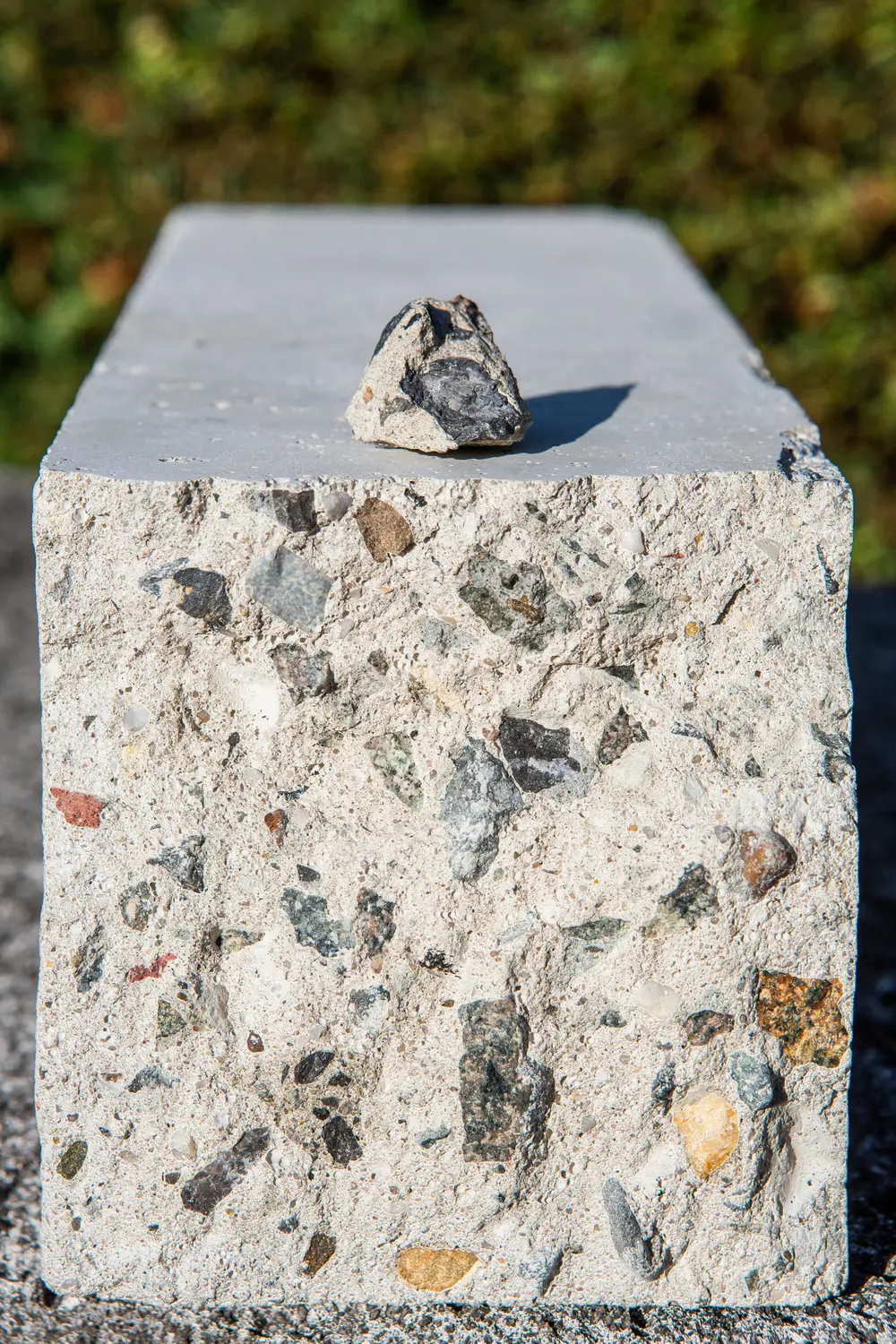 Gerecycleerde betongranulaten (foto: Buildwise)