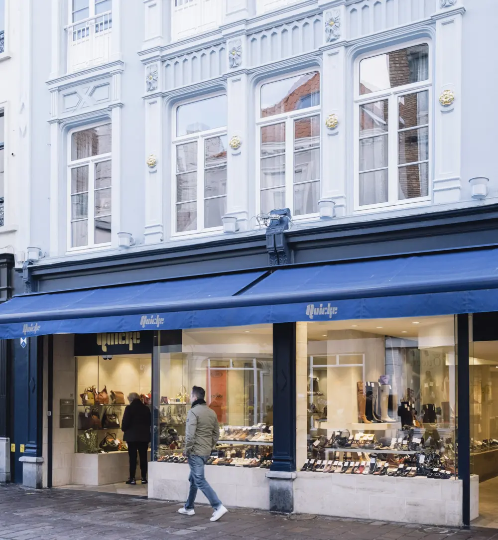 Quicke Shoes Steenstraat Gevel