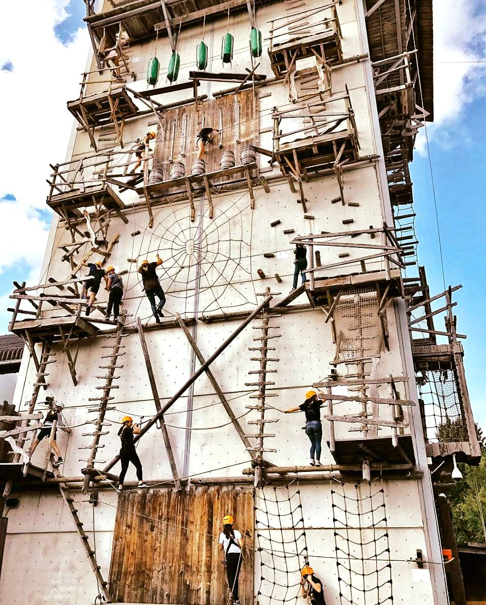 Intense klimtoren teambuilding