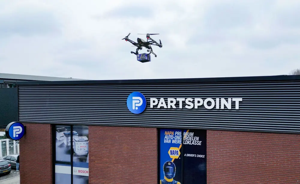 PartsPoint introduceert bezorging via de lucht