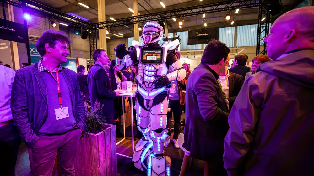 De animatie tijdens de nocturne gebeurde door 'robots'