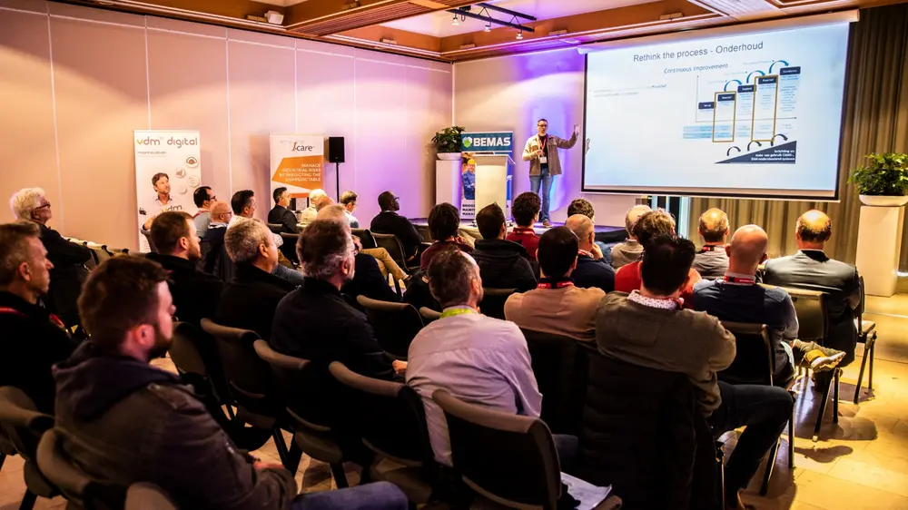 Steven Volckaert gaf in zijn presentatie meer uitleg over het veranderingsproces