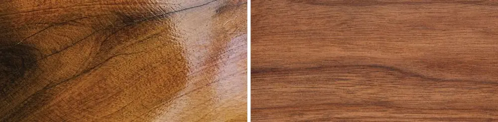 Vergelijking reguliere lak en matte look