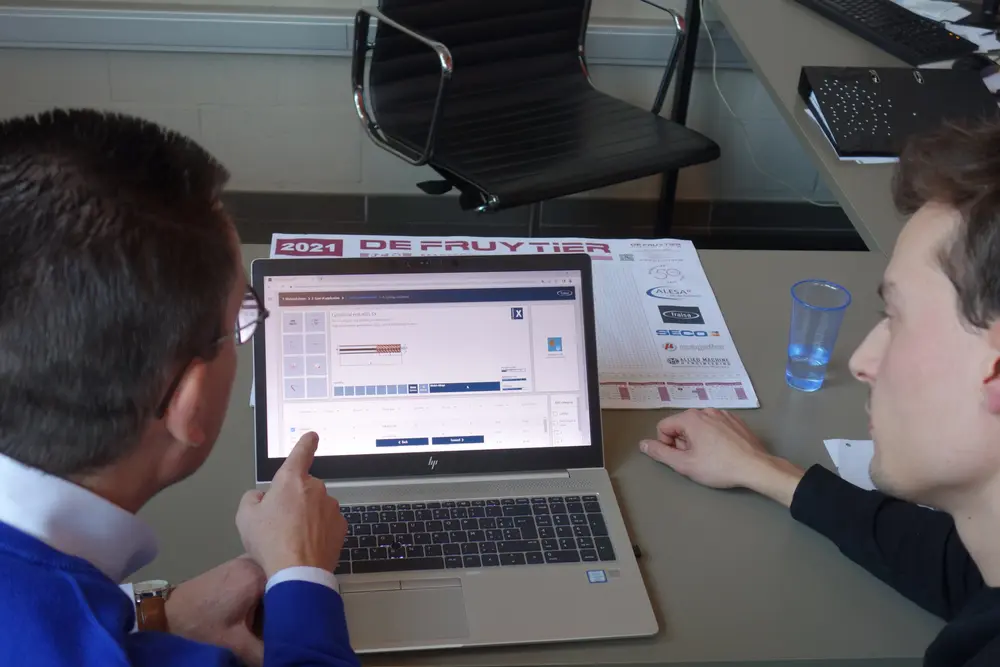 Patrick D'haeyere (De Fruytier) en Ewout Sollier (METVICO)