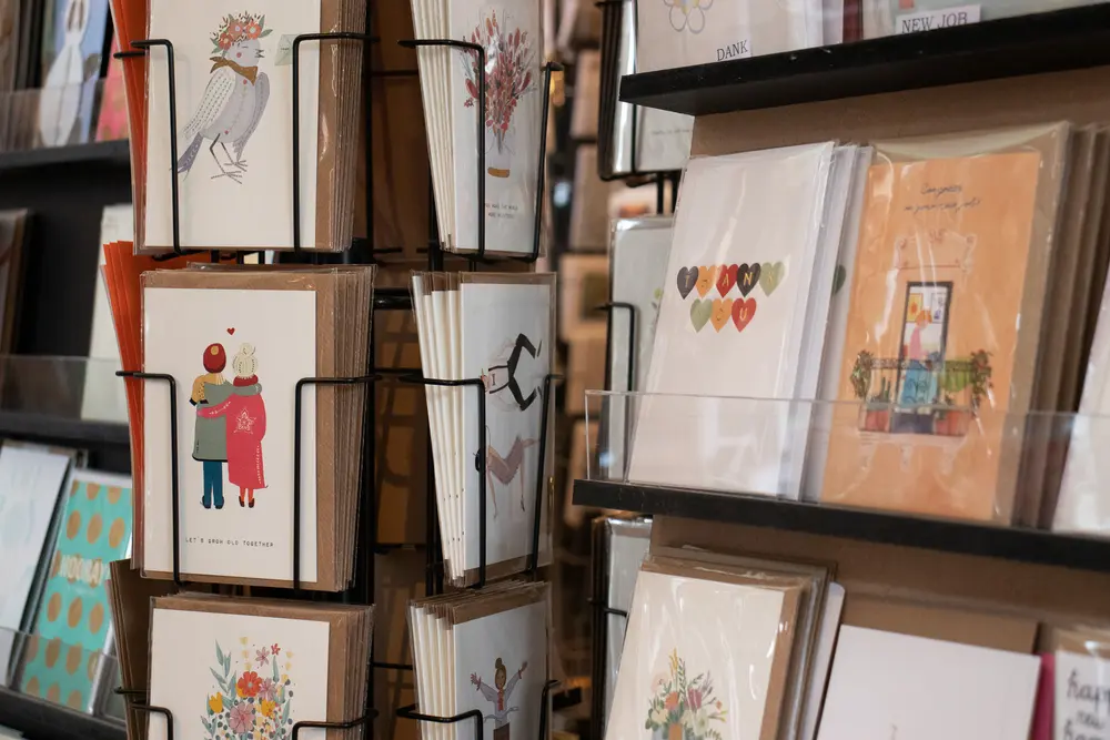 wenskaarten de blauwe pen