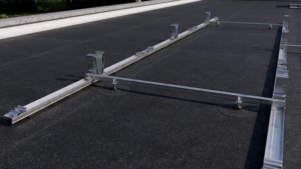 platte daken veilig montage PV zonnepaneel