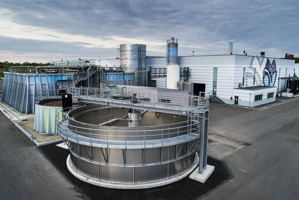 Waterzuiveringsinstallatie bij Mewa (Foto: Mewa)