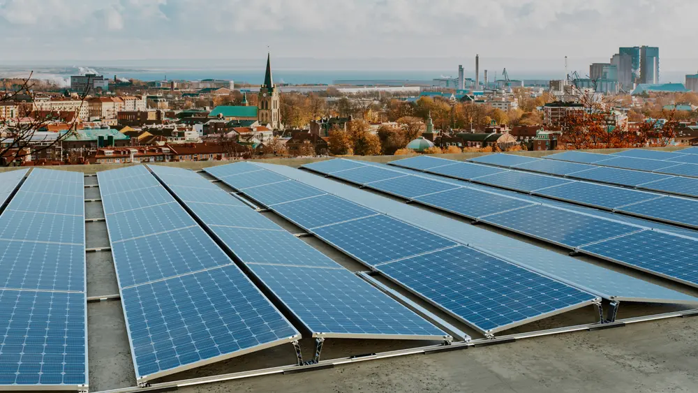 K2 Systems solar flat roof