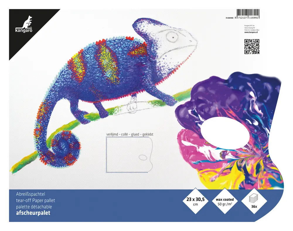 AFSCHEURPALET KANGARO 23X30CM 36 VEL 50GRAMS