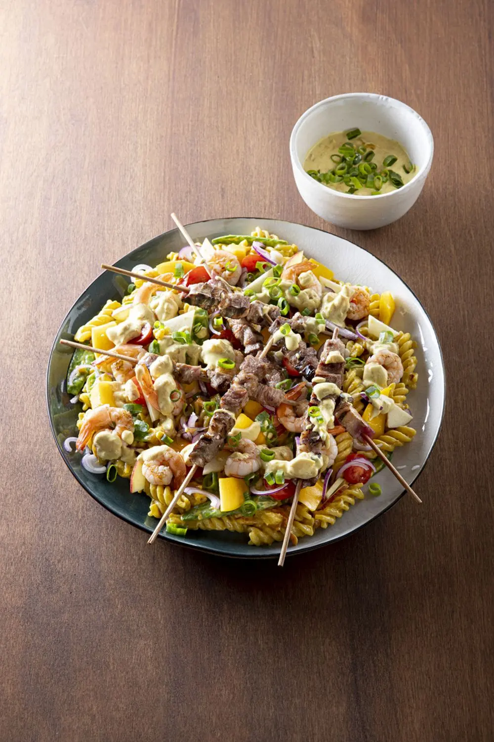 Delino Surf & Turf met pasta