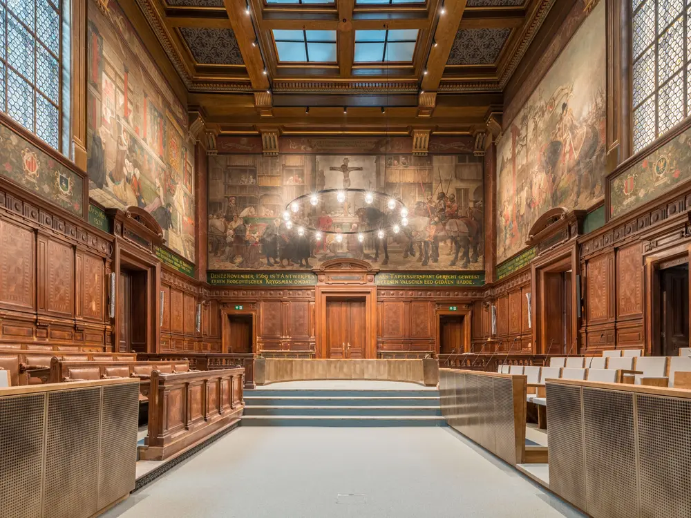 Fotobeelden van renovatie en restauratie