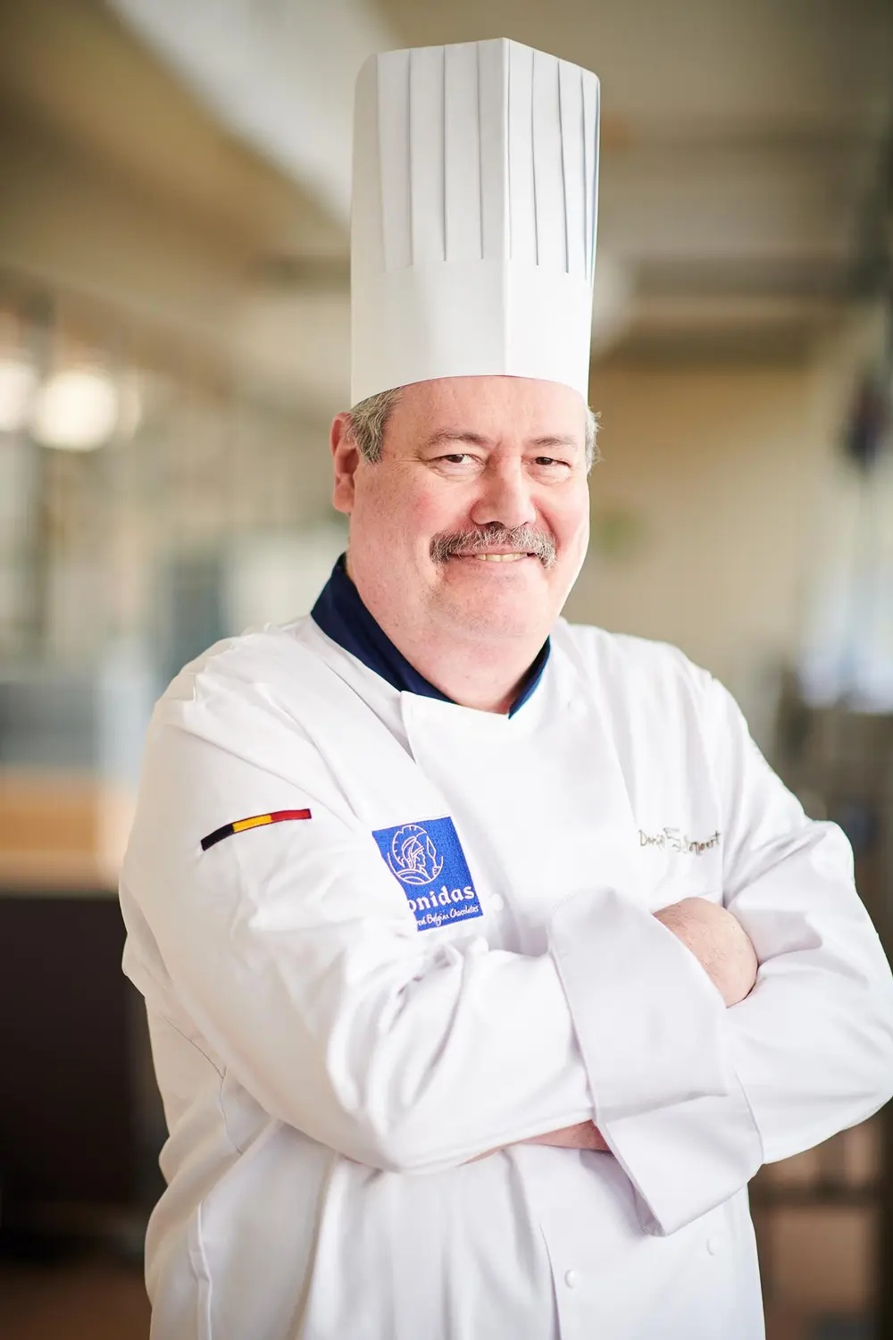 Daniel Stallaert, meester-chocolatier bij Leonidas en winnaar in de categorie ’Beste chocoladeconcept’