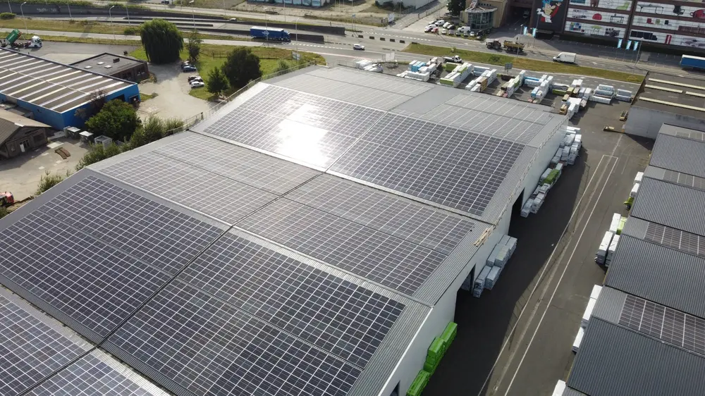 Zonne-installatie Gentse haven