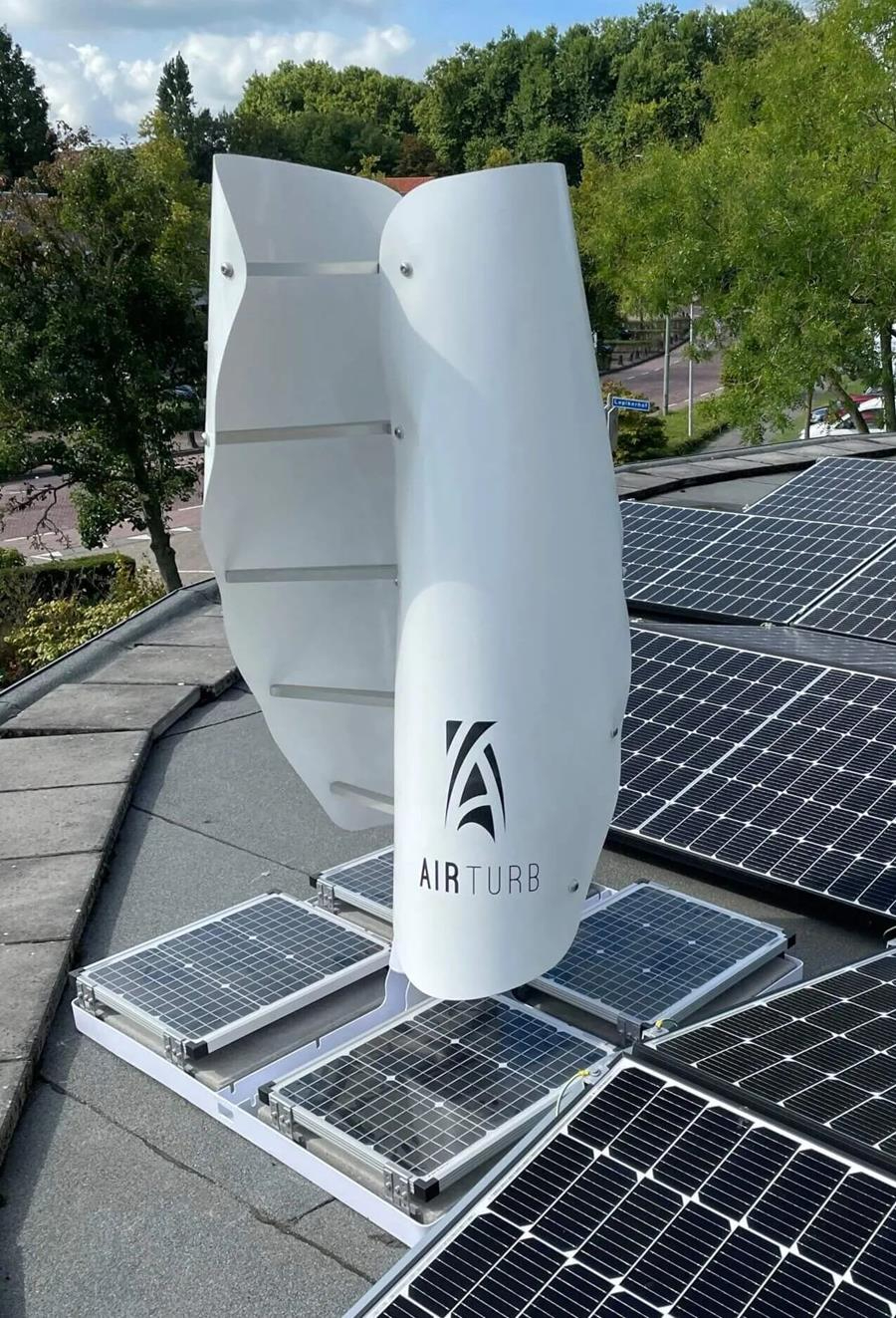 Airturb: een compacte verticale windasturbine