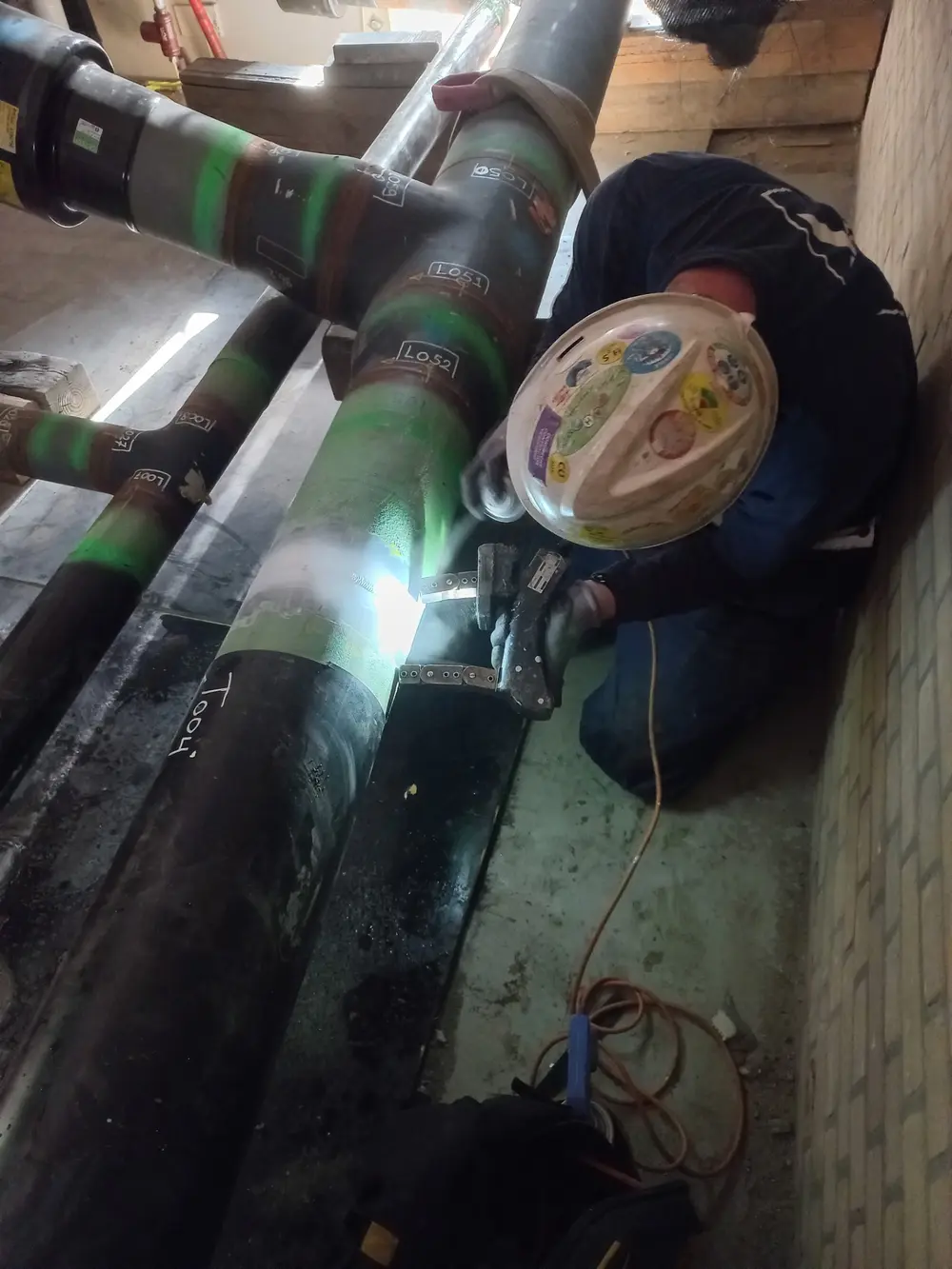 Foto corrosiebehandeling Vinçotte