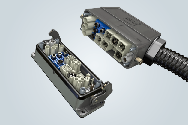De Han-Modular® Domino-modules besparen gewicht en ruimte