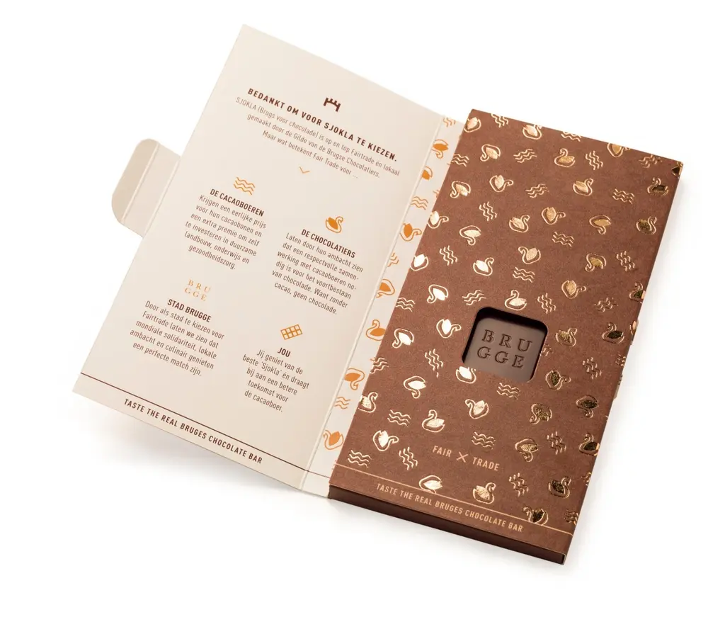 Sjokla duurzame chocoladereep