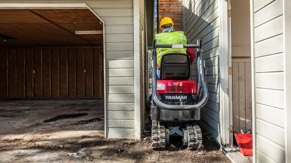 SV08 Yanmar buitendraaier