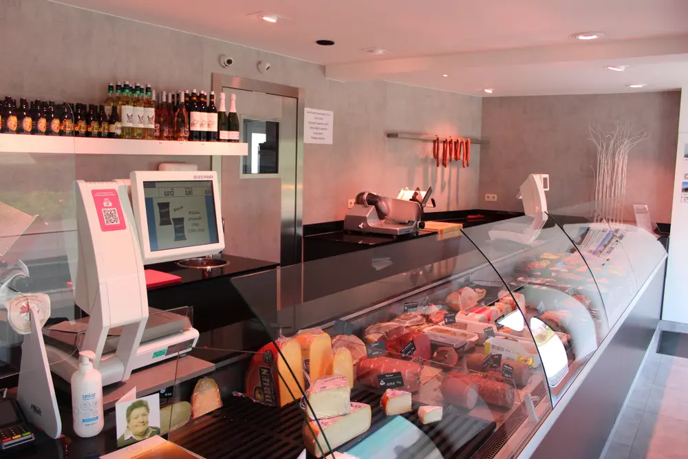 De winkelinrichting van Slagerij Verscheuren