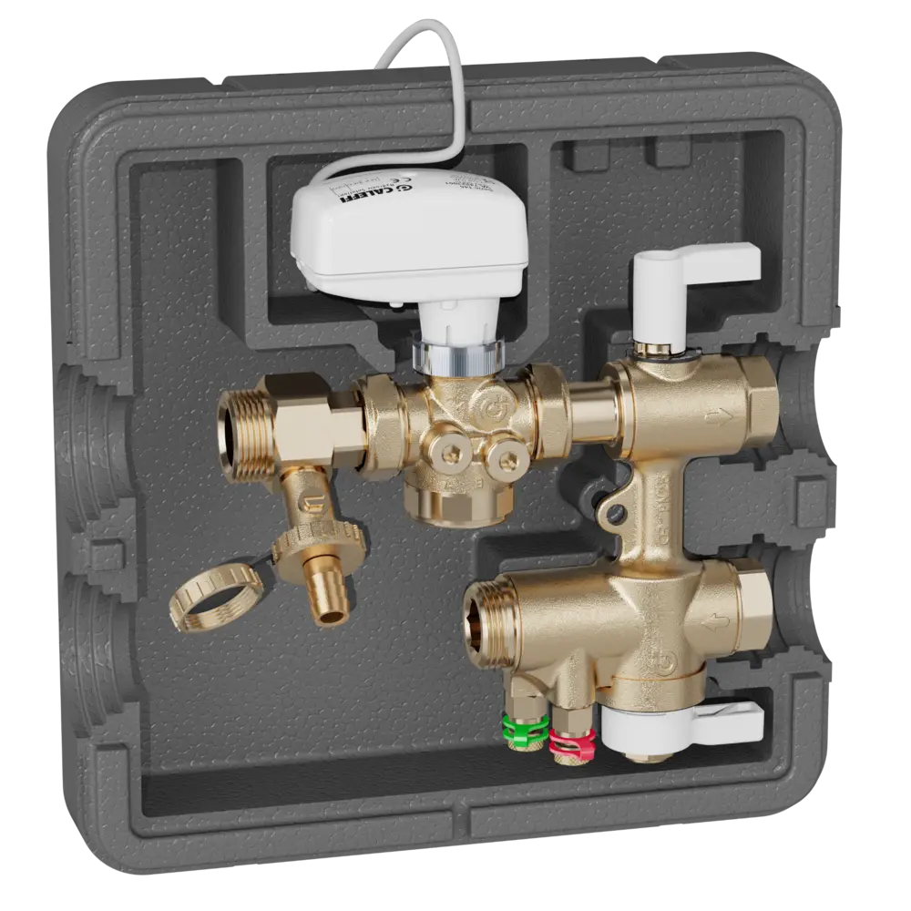 aansluitkit caleffi systeemefficientie