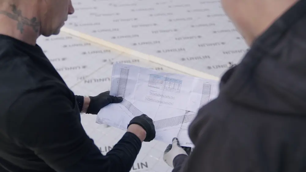 Unilin Insulation legplan afschotisolatie