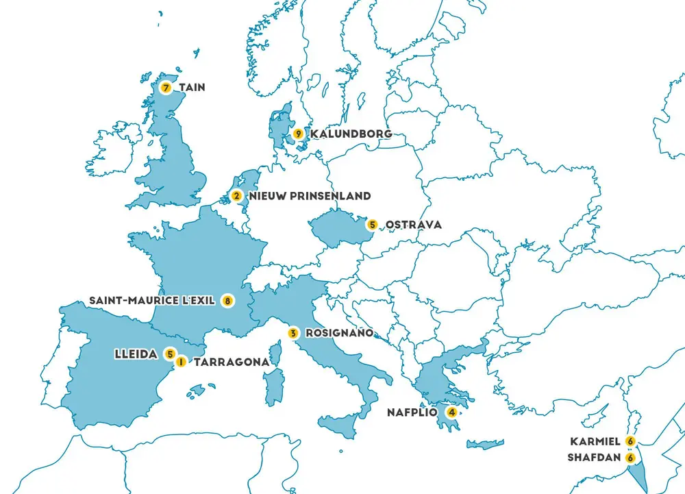 De casestudy locaties in ULTIMATE