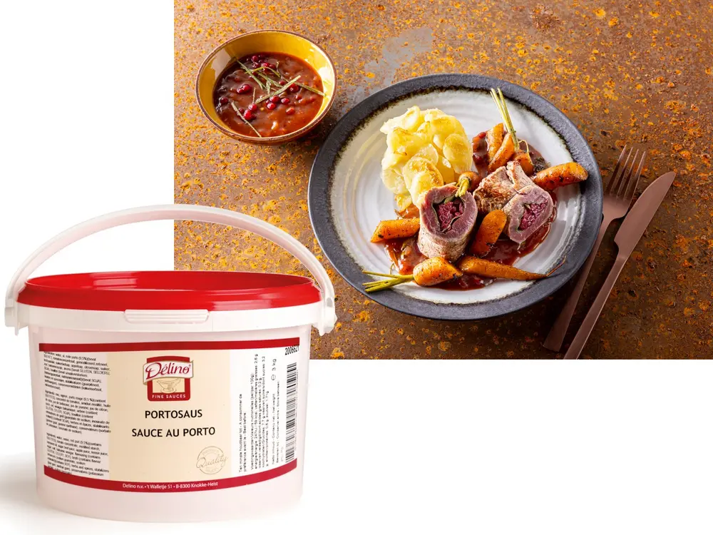 Grote hoeveelheden saus