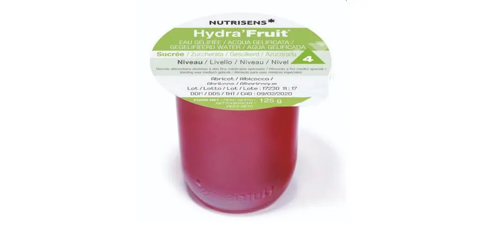 Gegelifieerd water nutrisens