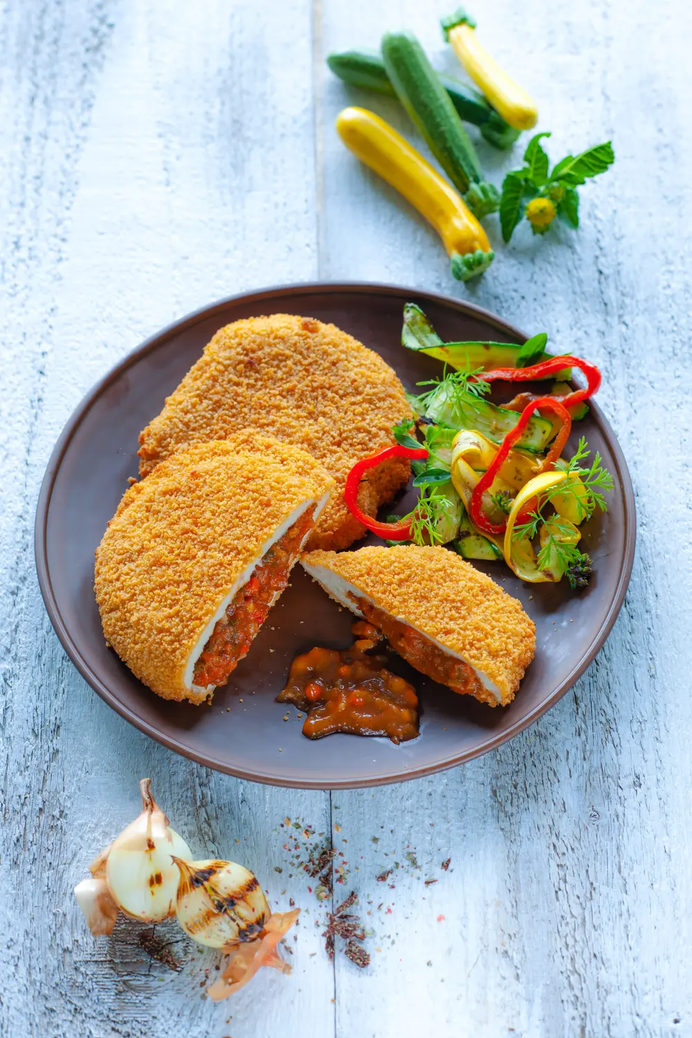 Fribona gevuld kalfslapje