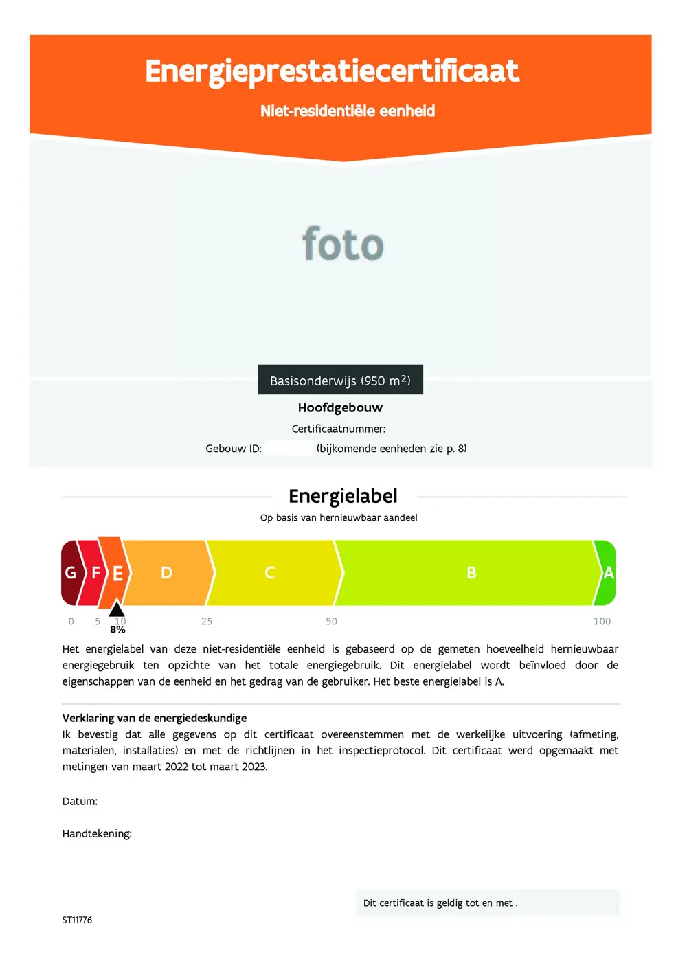 Energieprestatiecertificaat