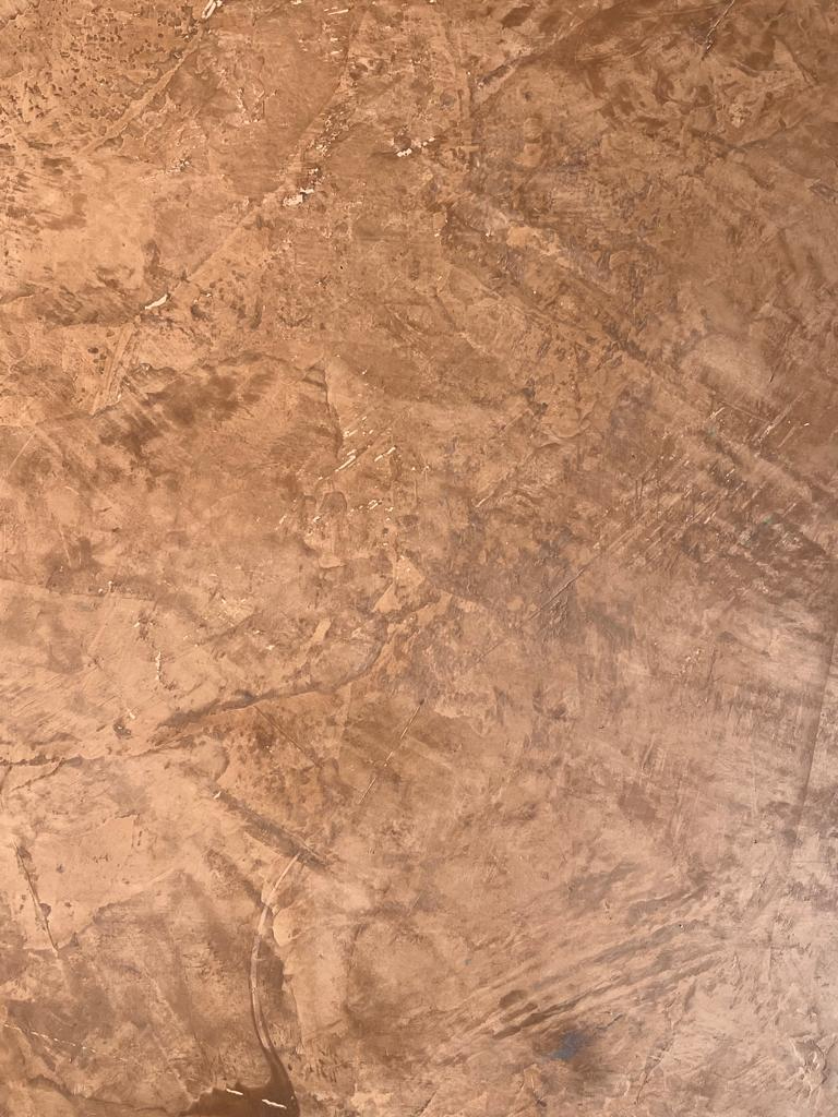 Leemstucco verftechniek