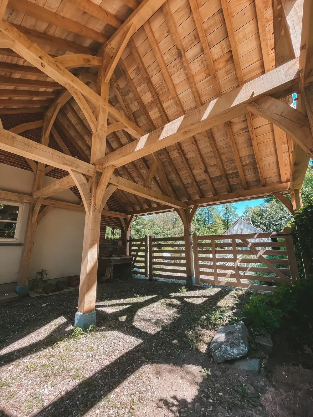 Atelier Pattar eiken carport en poort