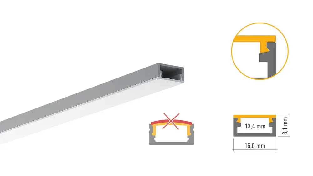 Modaled vlakke cover