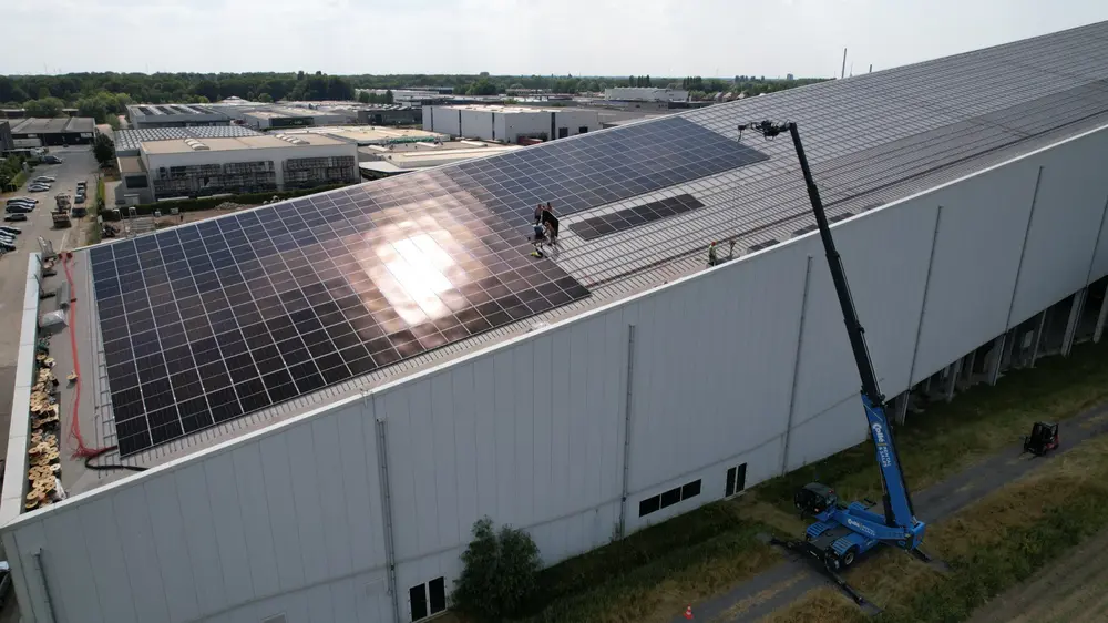 Renolit skipiste zonnepanelen