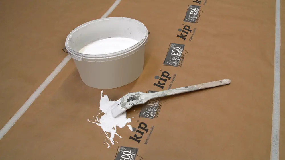 Kip beige tape praktijkvoorbeeld