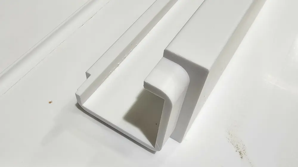 Detail balkjes atelier Van Holder