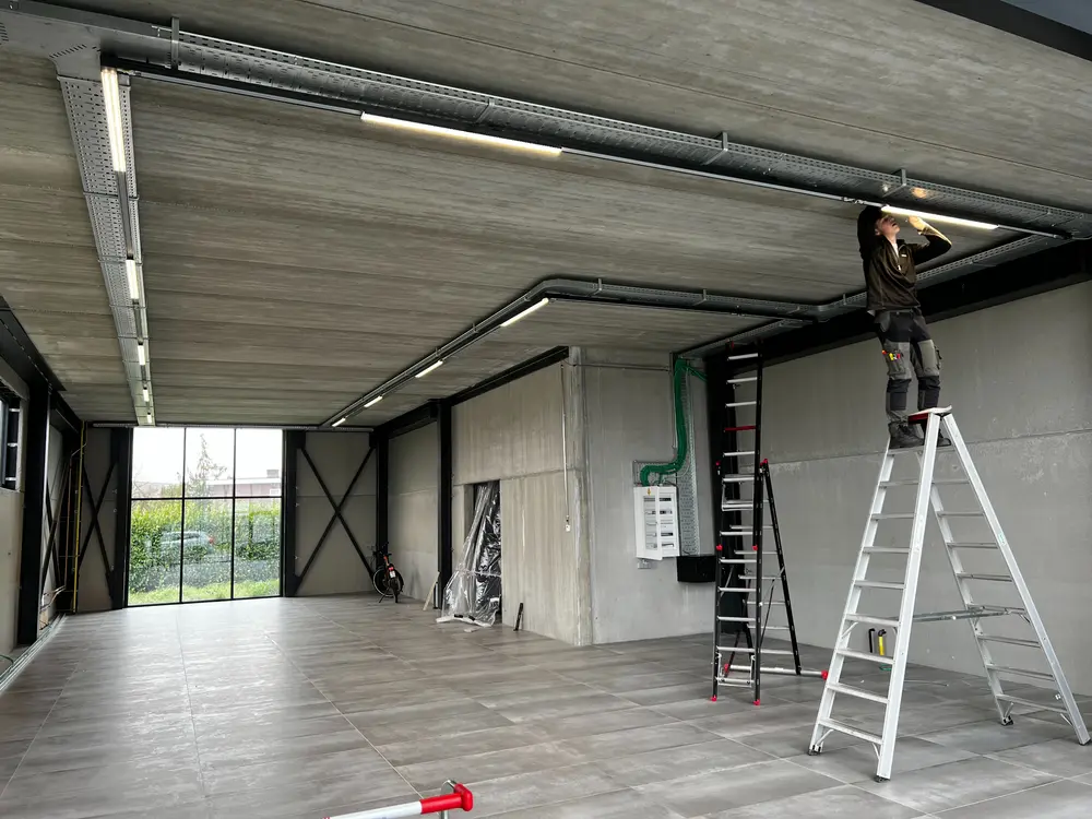 plaatsing lijnverlichting Signify